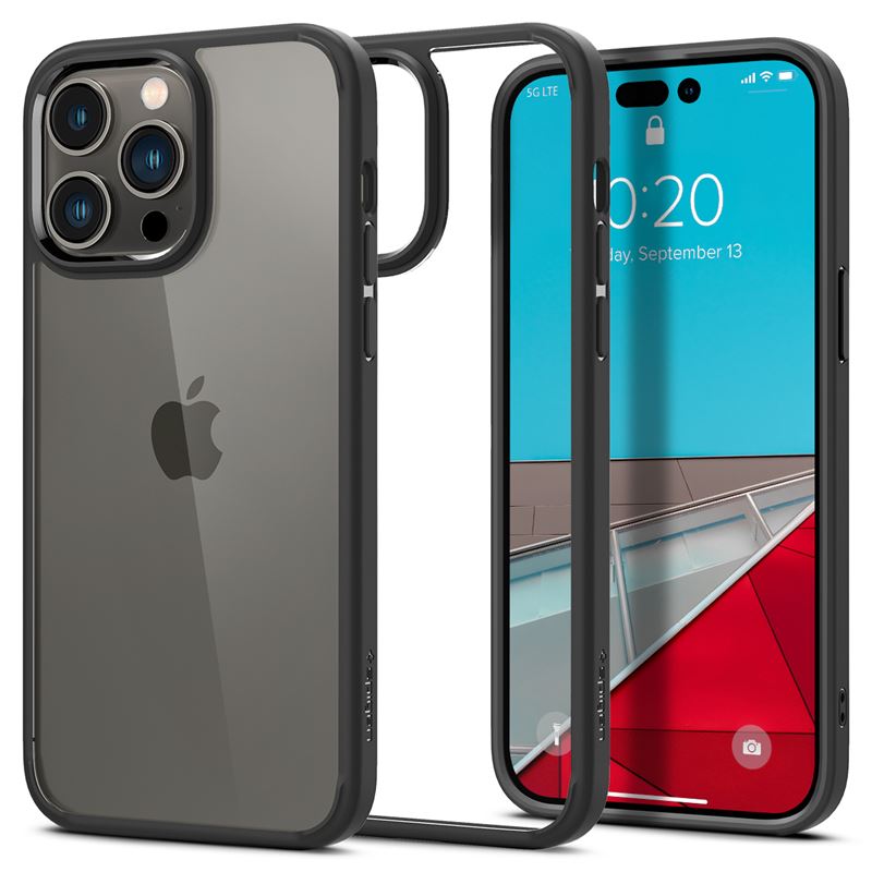 Ochranný kryt pro iPhone 14 Pro Max Spigen Ultra Hybrid - matná černá