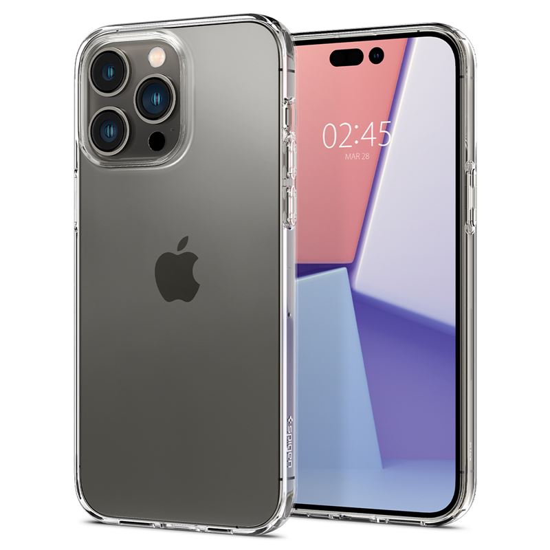 Ochranný kryt pro iPhone 14 Pro Spigen Liquid Crystal - transparentní