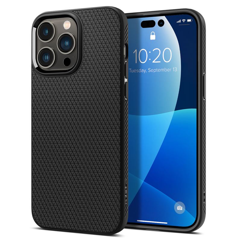 Ochranný kryt pro iPhone 14 Pro Spigen Liquid Air - černá