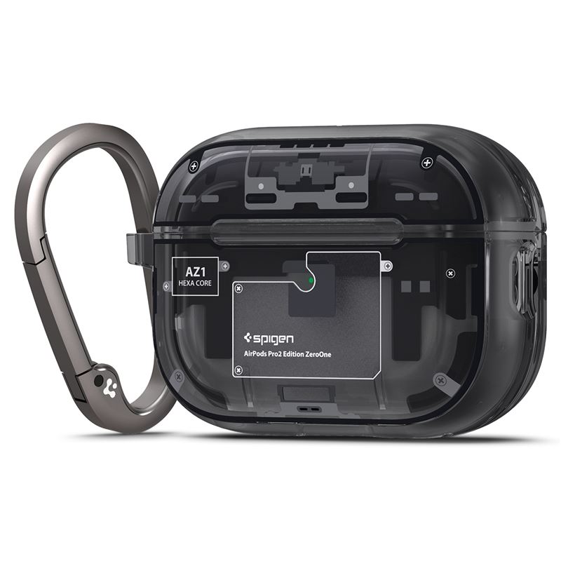 Pouzdro pro Apple AirPods Pro 2 Spigen Ultra Hybrid - šedá