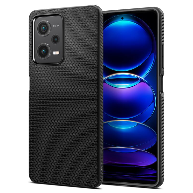 Ochranný kryt pro Xiaomi Redmi Note Spigen Liquid Air, Xiaomi Redmi Note 12 Pro 5G/POCO X5 Pro 5G - černá