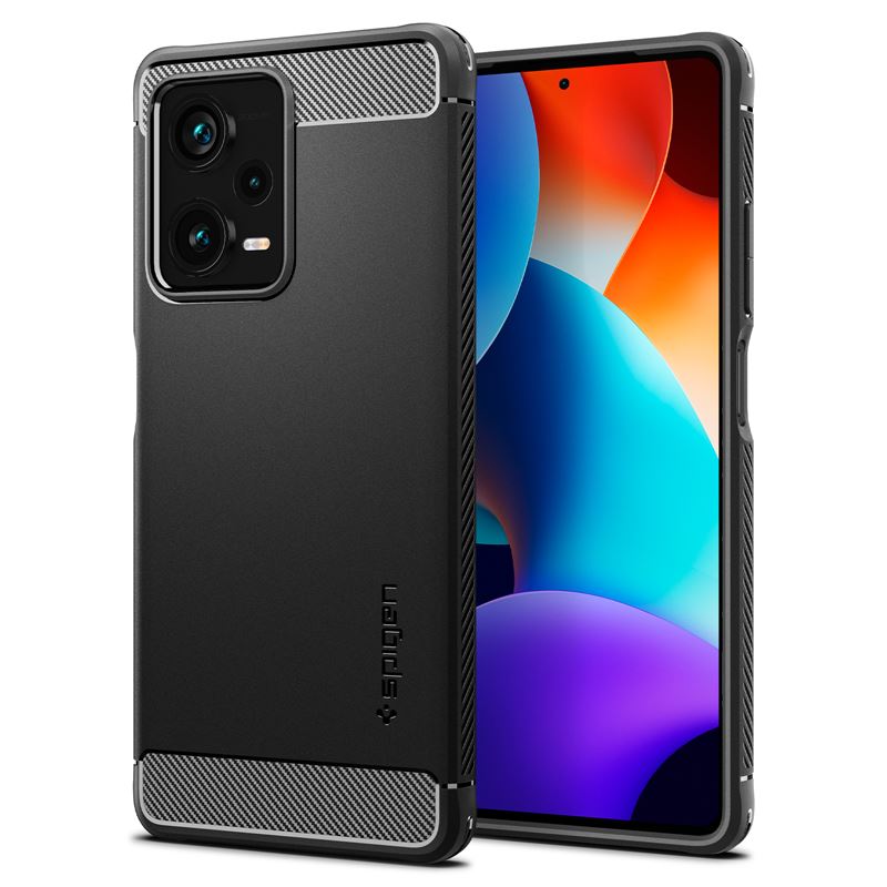 Ochranný kryt pro Xiaomi Redmi Note 12 Pro+ 5G Spigen Rugged Armor - černá
