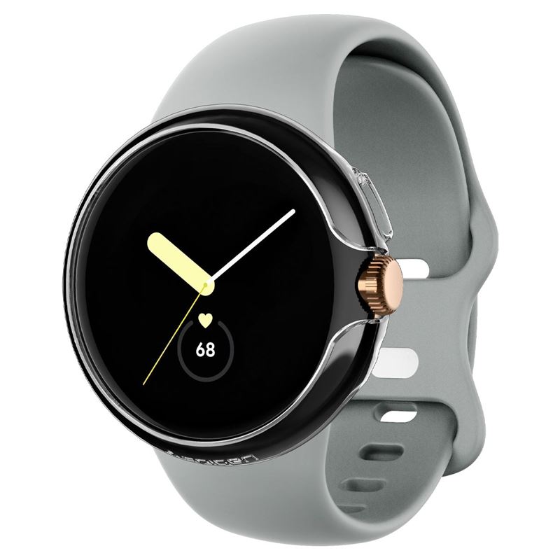 Ochranný kryt pro Google Pixel Watch Spigen Thin Fit, Google Pixel Watch 2/1 - transparentní