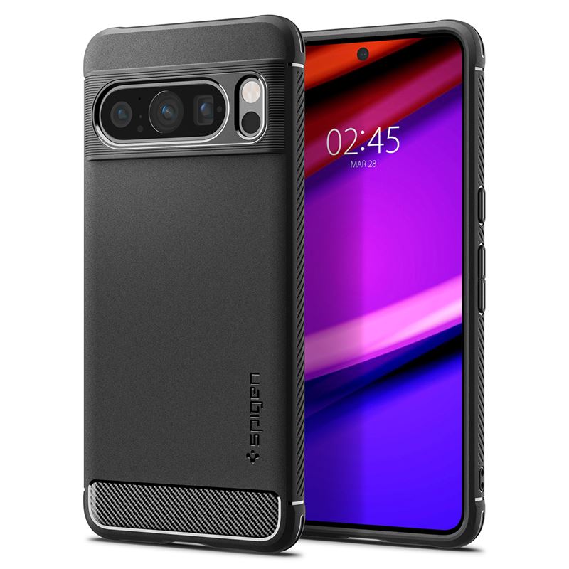 Ochranný kryt pro Google Pixel 8 Pro Spigen Rugged Armor - černá