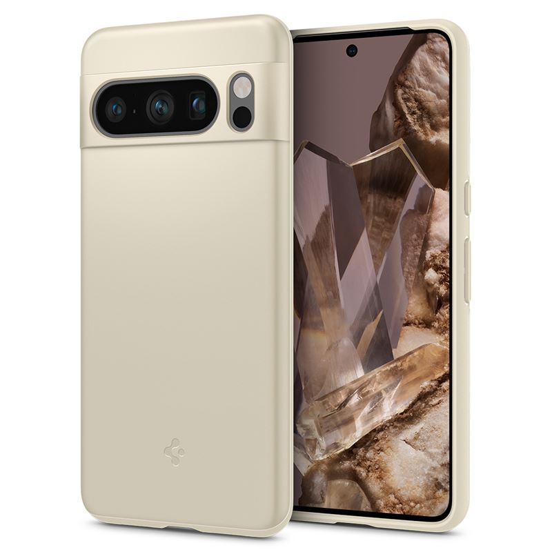 Ochranný kryt pro Google Pixel 8 Pro Spigen Thin Fit - béžová