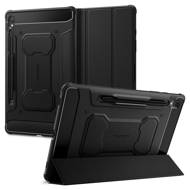 Ochranný kryt pro Samsung Galaxy Tab S9 Spigen Rugged Armor Pro - černá