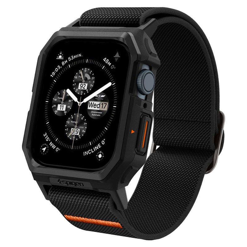 Pásek pro Apple Watch Spigen Lite Fit Pro, Apple Watch 45mm/44mm - černá