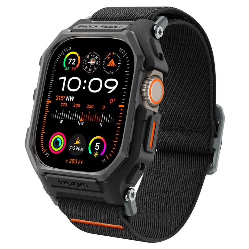 Pásek pro Apple Watch Ultra Spigen Lite Fit Pro, Apple Watch Ultra 3/2/1 - černá
