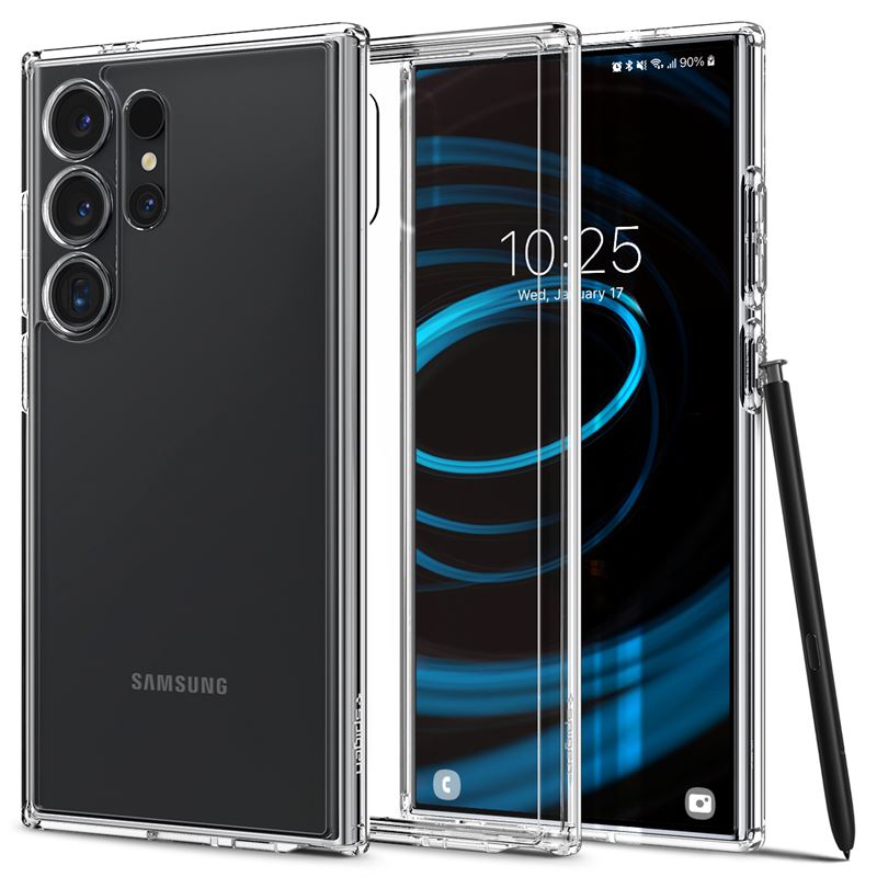 Ochranný kryt pro Samsung Galaxy S24 Ultra Spigen Ultra Hybrid - transparentní