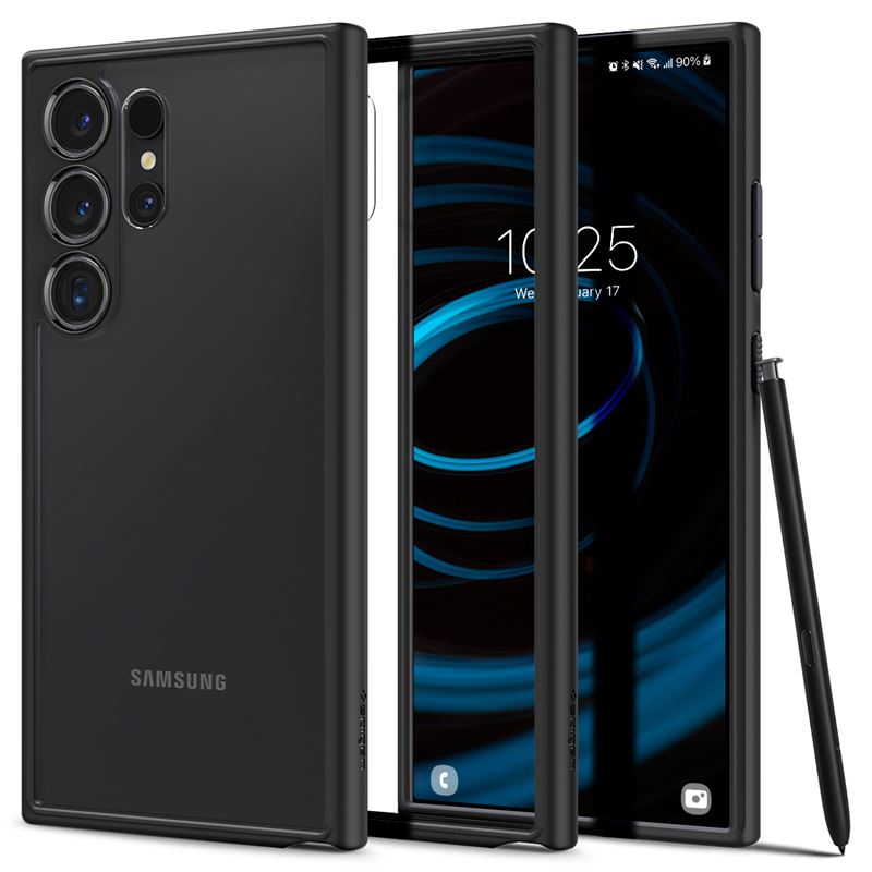 Ochranný kryt pro Samsung Galaxy S24 Ultra Spigen Ultra Hybrid - matná černá