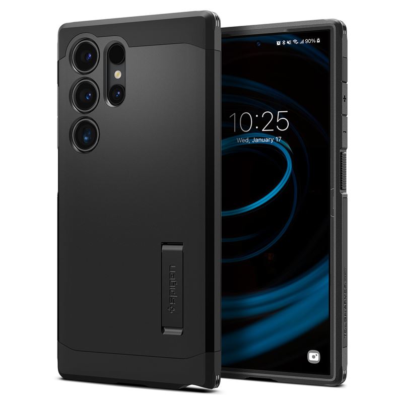 Ochranný kryt pro Samsung Galaxy S24 Ultra Spigen Tough Armor MagSafe - černá