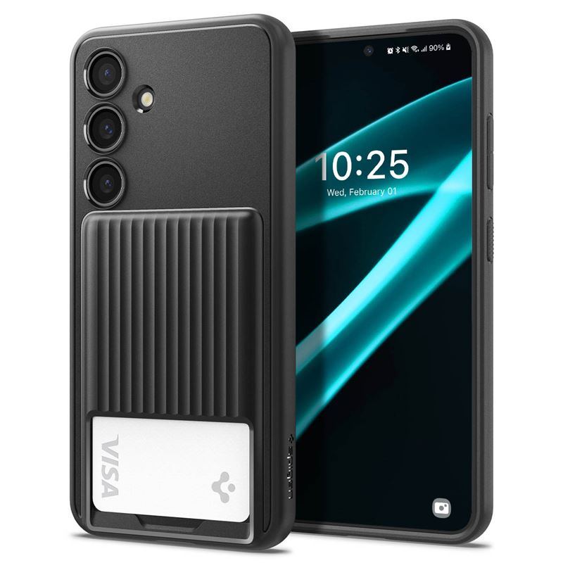 Ochranný kryt pro Samsung Galaxy S24+ Spigen Liquid Slot - černá
