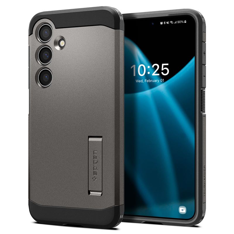 Ochranný kryt pro Samsung Galaxy S24 Spigen Tough Armor - šedá
