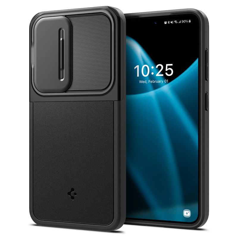 Ochranný kryt pro Samsung Galaxy S24 Spigen Optik Armor - černá