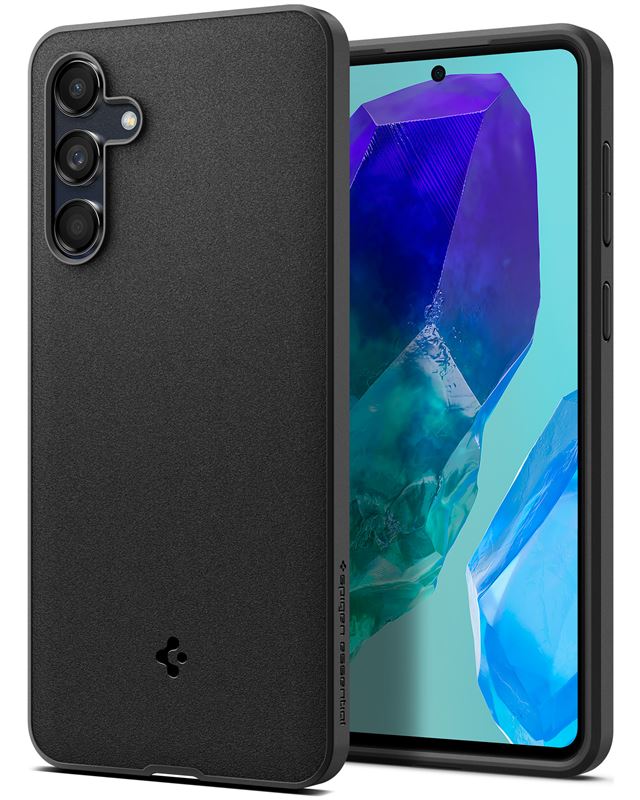Ochranný kryt pro Samsung Galaxy M55 5G Spigen Essential Sand Blast - černá