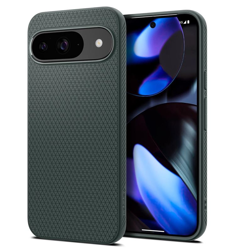 Ochranný kryt pro Google Pixel Spigen Liquid Air, Google Pixel 9 Pro/Pixel 9 - zelená