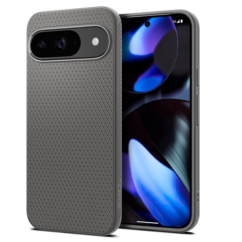Ochranný kryt pro Google Pixel Spigen Liquid Air, Google Pixel 9 Pro/Pixel 9 - šedá