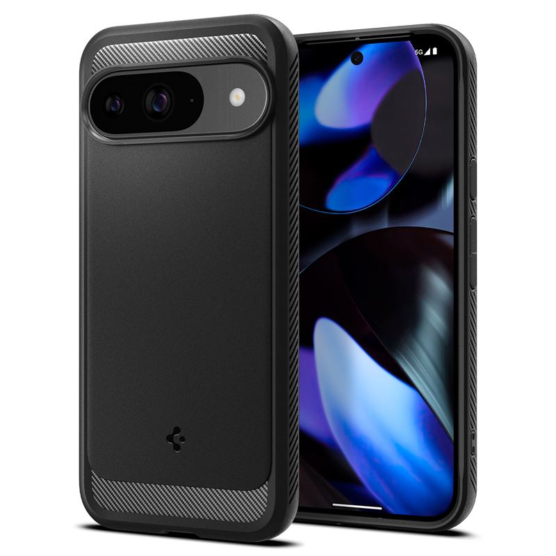 Ochranný kryt pro Google Pixel Spigen Rugged Armor, Google Pixel 9 Pro/Pixel 9 - černá
