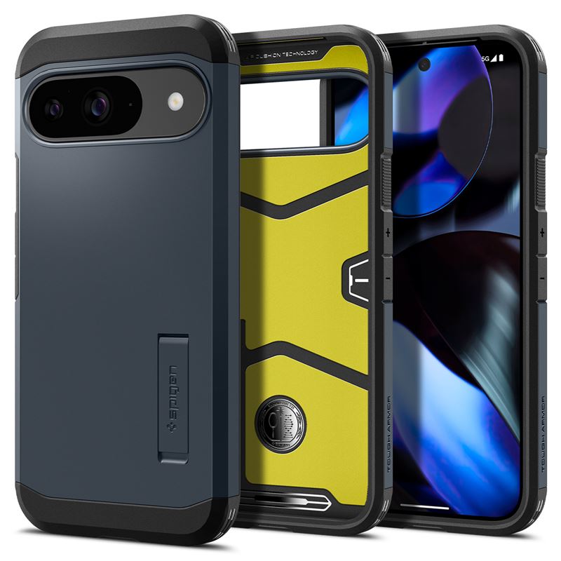 Ochranný kryt pro Google Pixel Spigen Tough Armor, Google Pixel 9 Pro/Pixel 9 - břidlicová
