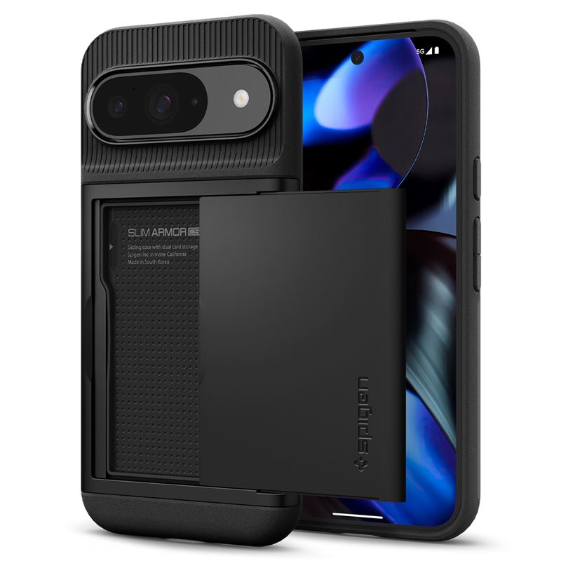 Ochranný kryt pro Google Pixel Spigen Slim Armor CS, Google Pixel 9 Pro/Pixel 9 - černá