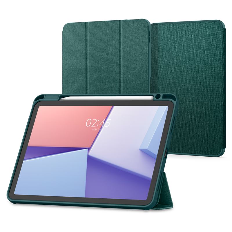 Pouzdro pro iPad Spigen Urban Fit, iPad Air 11" 2024/2025 - zelená