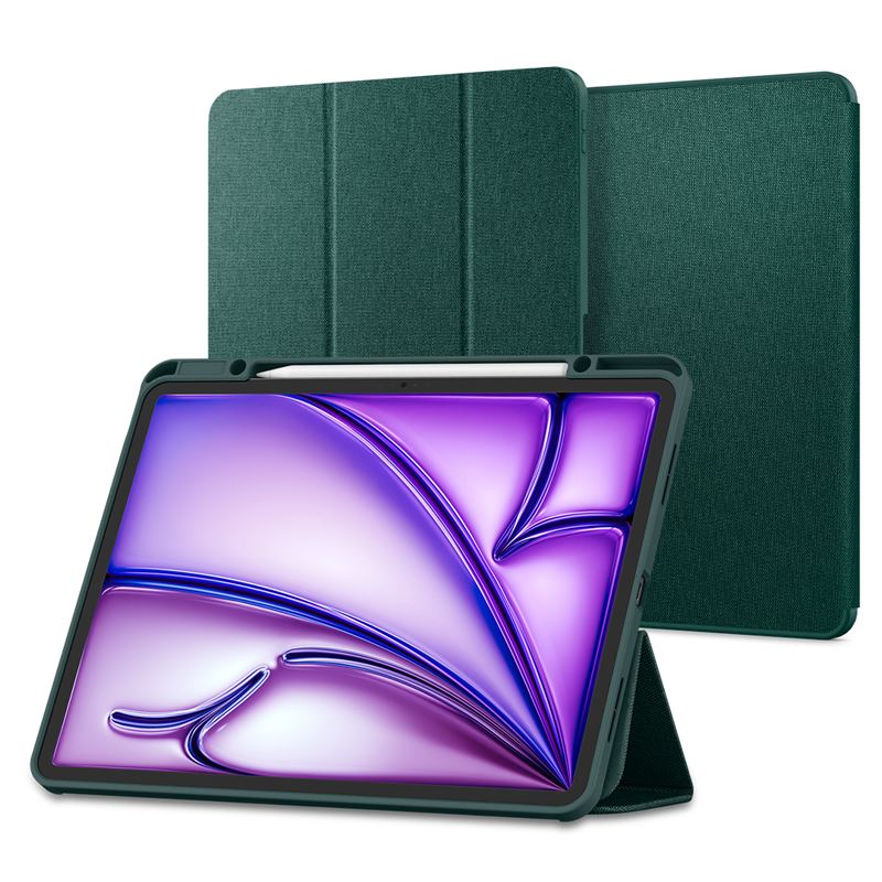 Pouzdro pro iPad Pro Spigen Urban Fit, iPad Pro 13" 2024 - zelená