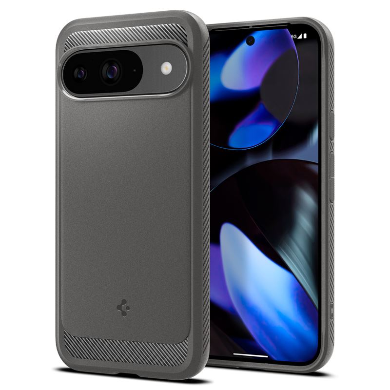 Ochranný kryt pro Google Pixel Spigen Rugged Armor, Google Pixel 9 Pro/Pixel 9 - šedá
