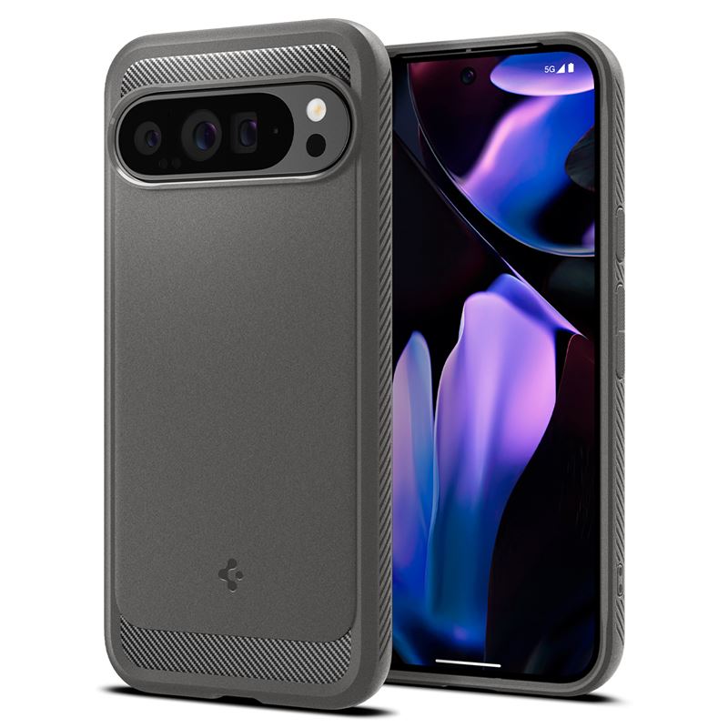 Ochranný kryt pro Google Pixel 9 Pro XL Spigen Rugged Armor - šedá