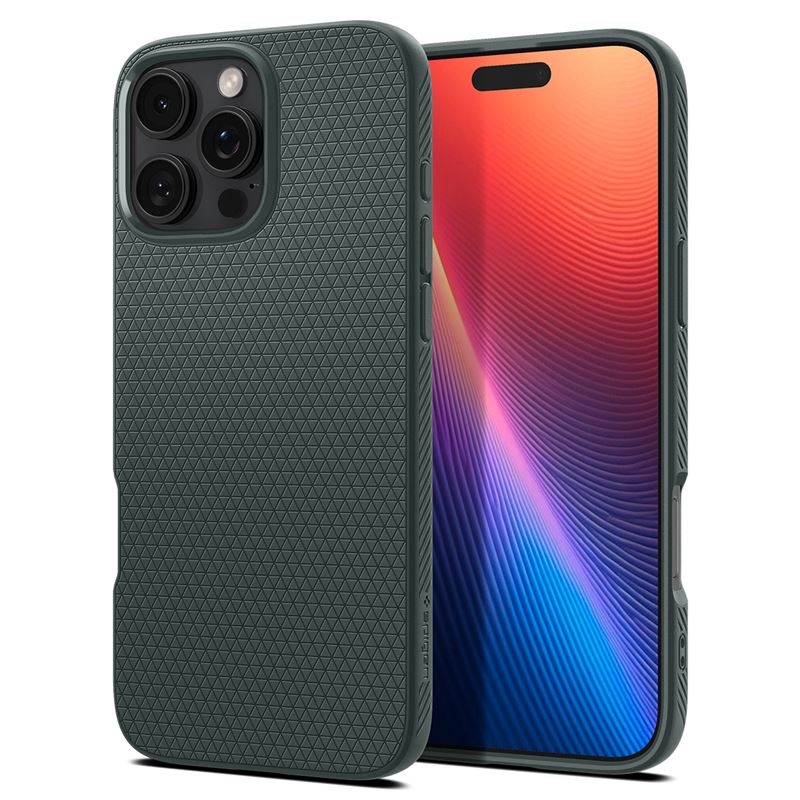 Ochranný kryt pro iPhone 16 Pro Max Spigen Liquid Air - zelená