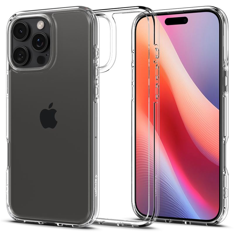 Ochranný kryt pro iPhone 16 Pro Max Spigen Ultra Hybrid - transparentní