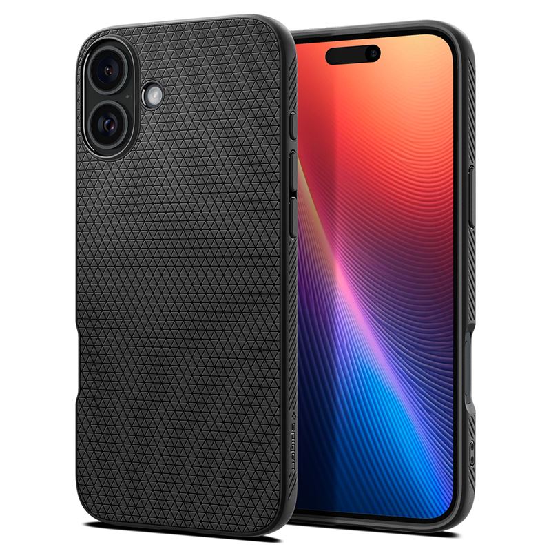 Ochranný kryt pro iPhone 16 Plus Spigen Liquid Air - černá