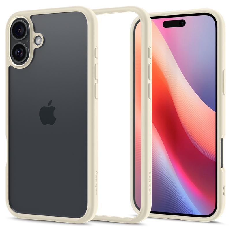 Ochranný kryt pro iPhone 16 Plus Spigen Ultra Hybrid - béžová