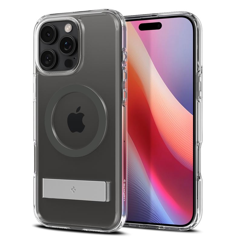 Ochranný kryt pro iPhone 16 Pro Spigen Ultra Hybrid S MagSafe - šedá