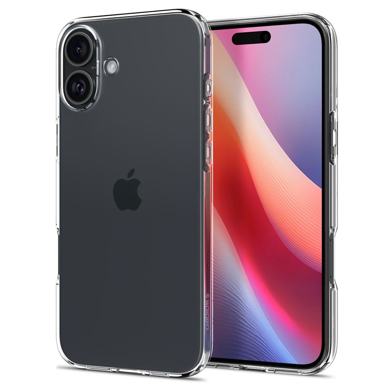 Ochranný kryt pro iPhone 16 Spigen Liquid Crystal - transparentní