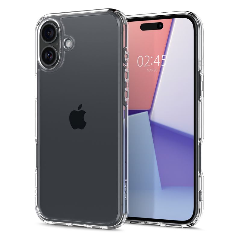 Ochranný kryt pro iPhone 16 Spigen Ultra Hybrid - transparentní