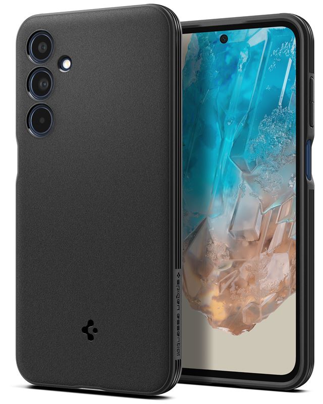Ochranný kryt pro Samsung Galaxy M35 5G Spigen Essential Sand Blast - černá