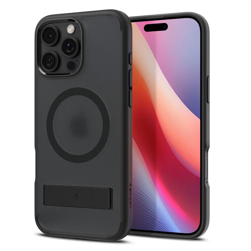 Ochranný kryt pro iPhone 16 Pro Spigen Ultra Hybrid S MagSafe - transparentní černá