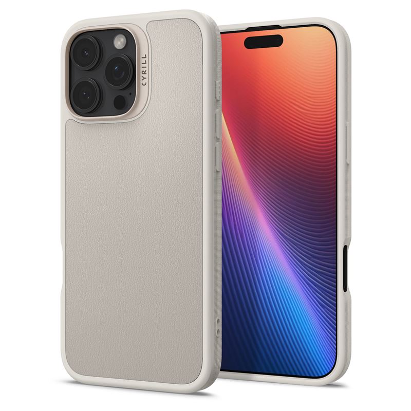 Ochranný kryt pro iPhone 16 Pro Spigen Cyrill Kajuk MagSafe - cream