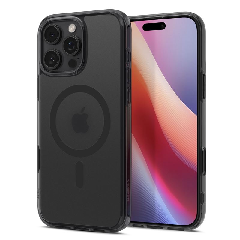 Ochranný kryt pro iPhone 16 Pro Spigen Ultra Hybrid T MagSafe - transparentní černá