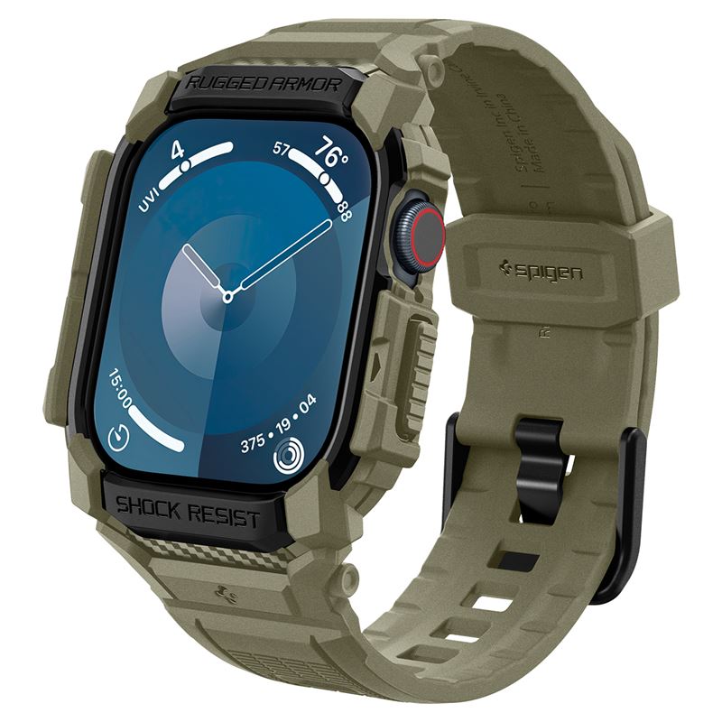 Pásek pro Apple Watch Spigen Rugged Armor Pro, Apple Watch 11/10 46mm - khaki