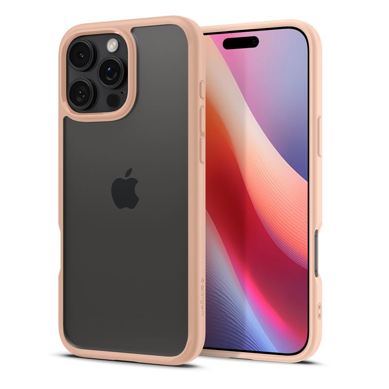 Ochranný kryt pro iPhone 16 Pro Spigen Ultra Hybrid - růžová