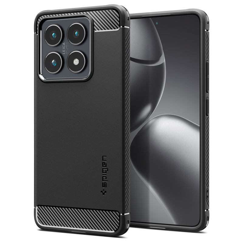 Ochranný kryt pro Xiaomi 14T Spigen Rugged Armor - černá