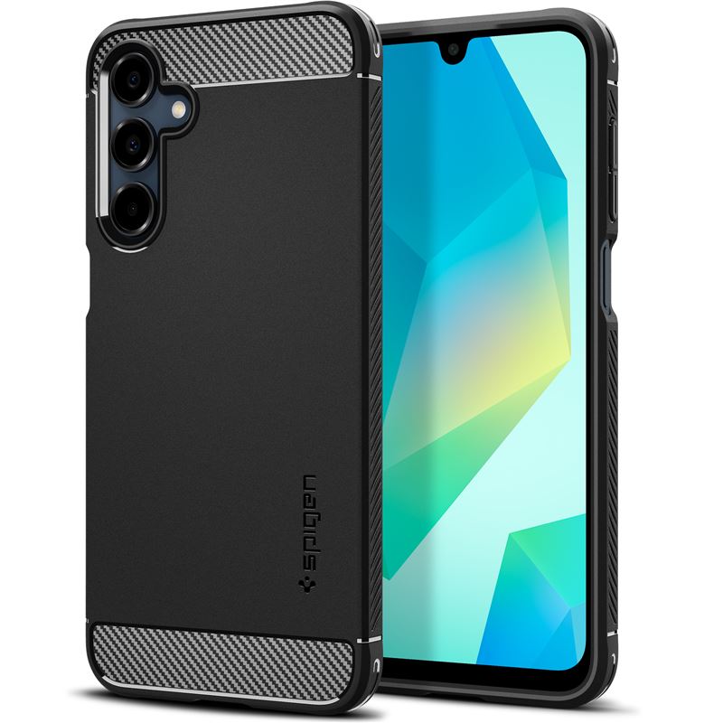 Ochranný kryt pro Samsung Galaxy Spigen Rugged Armor, Samsung Galaxy A16/A16 5G - černá