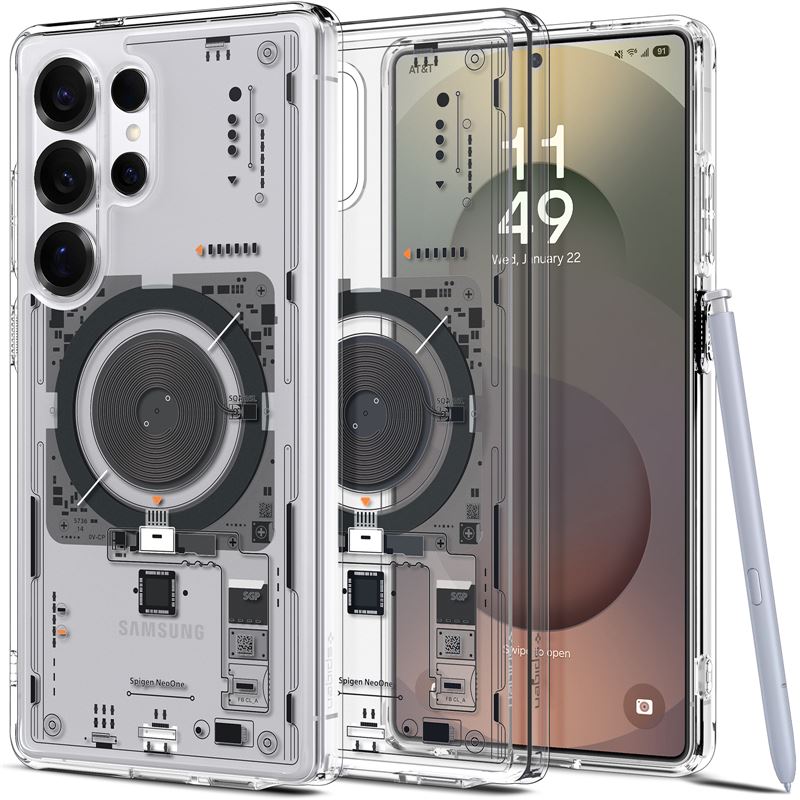 Ochranný kryt pro Samsung Galaxy S25 Ultra Spigen Ultra Hybrid MagSafe - transparentní