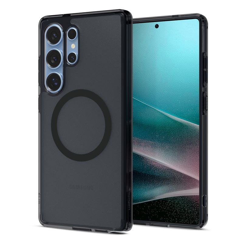 Ochranný kryt pro Samsung Galaxy S25 Ultra Spigen Ultra Hybrid MagSafe - transparentní černá