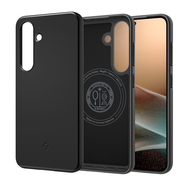 Ochranný kryt pro Samsung Galaxy S25 Spigen Thin Fit MagSafe - černá