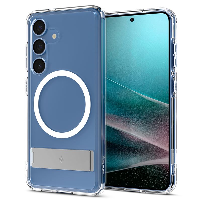 Ochranný kryt pro Samsung Galaxy S25 Spigen Ultra Hybrid S MagSafe - transparentní bílá