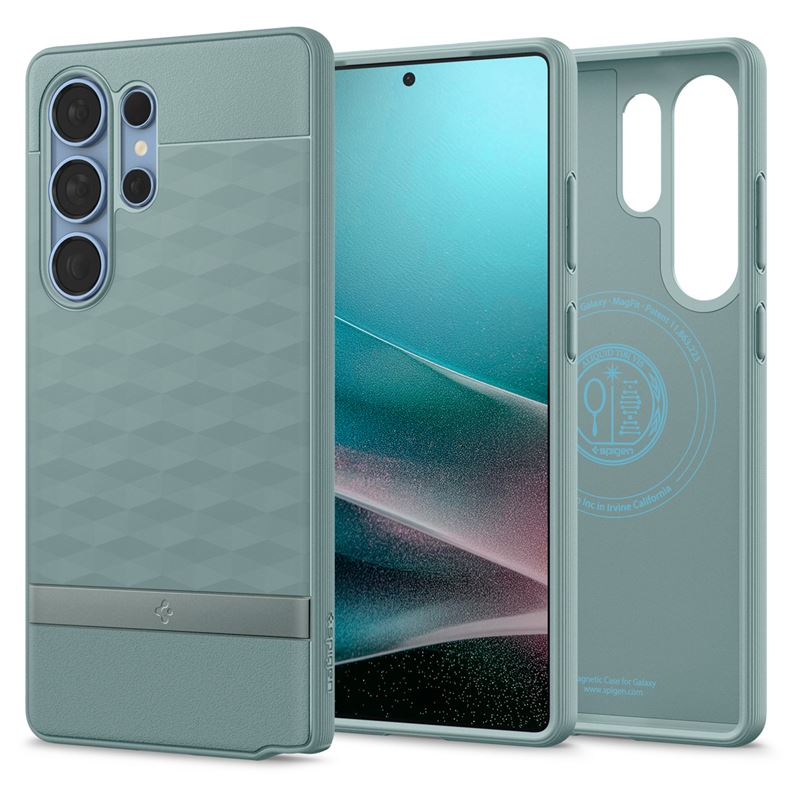 Ochranný kryt pro Samsung Galaxy S25 Ultra Spigen Parallax MagSafe - zelená