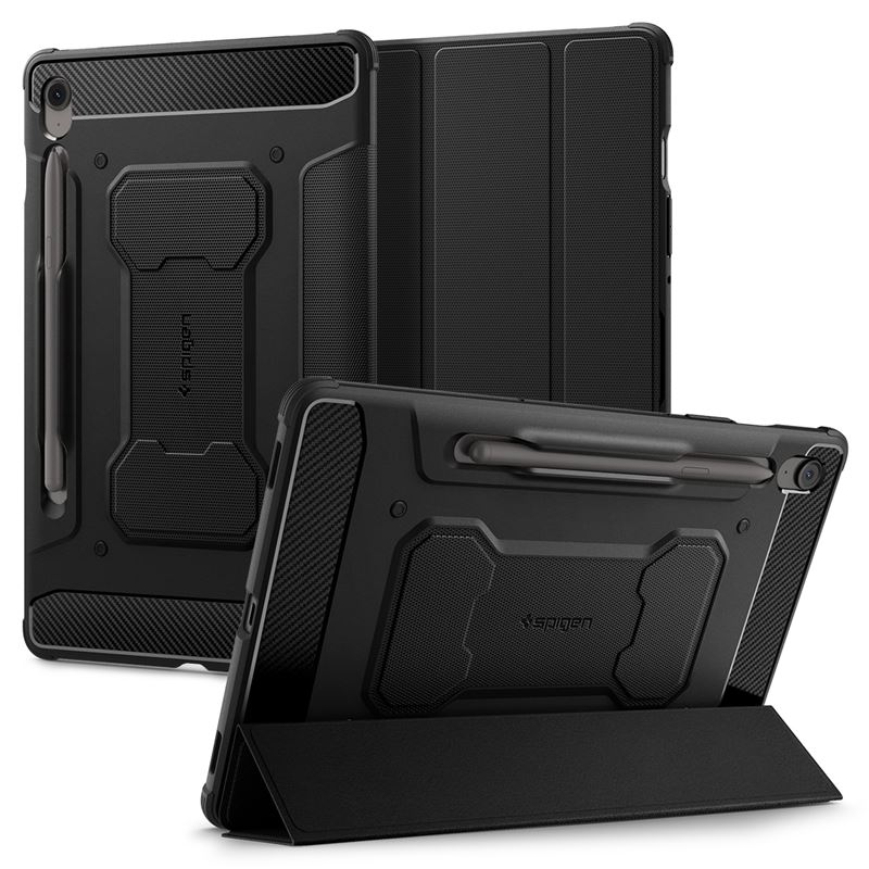 Ochranný kryt pro Samsung Galaxy Tab S10 FE+ Spigen Rugged Armor Pro - černá