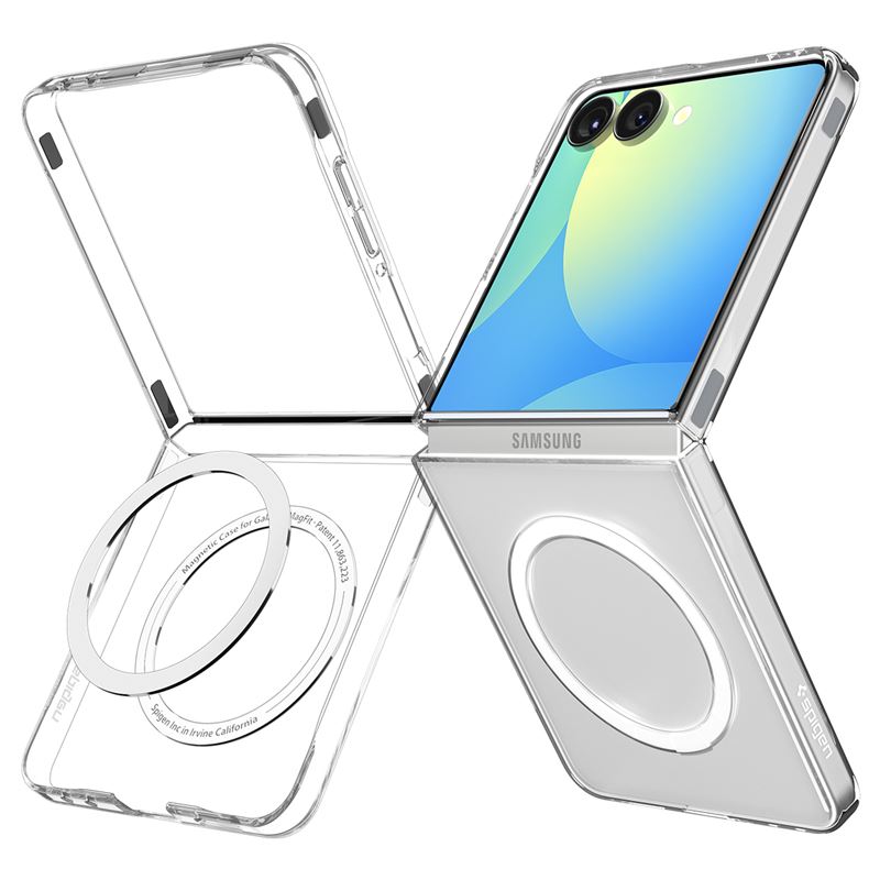Pouzdro na Samsung Galaxy Z Flip7 Spigen Air Skin MagSafe - clear white - transparentní bílá